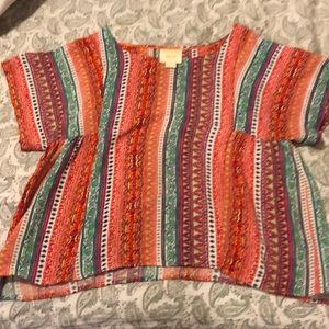 Anthropologie boho top, L